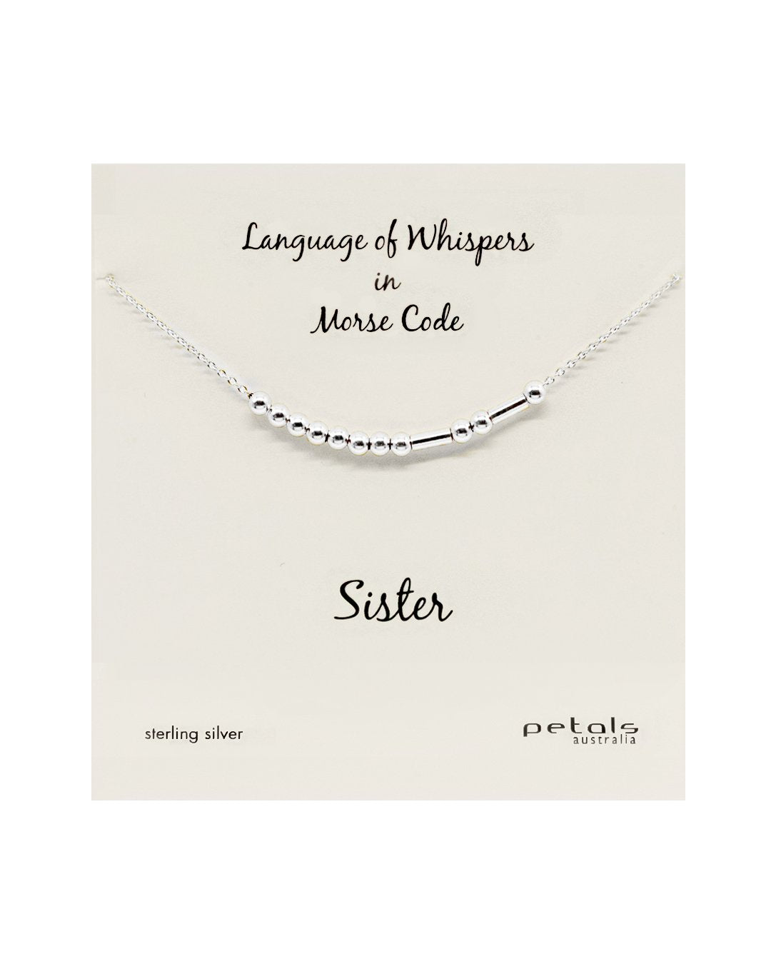 Sister Morse Code Bracelet