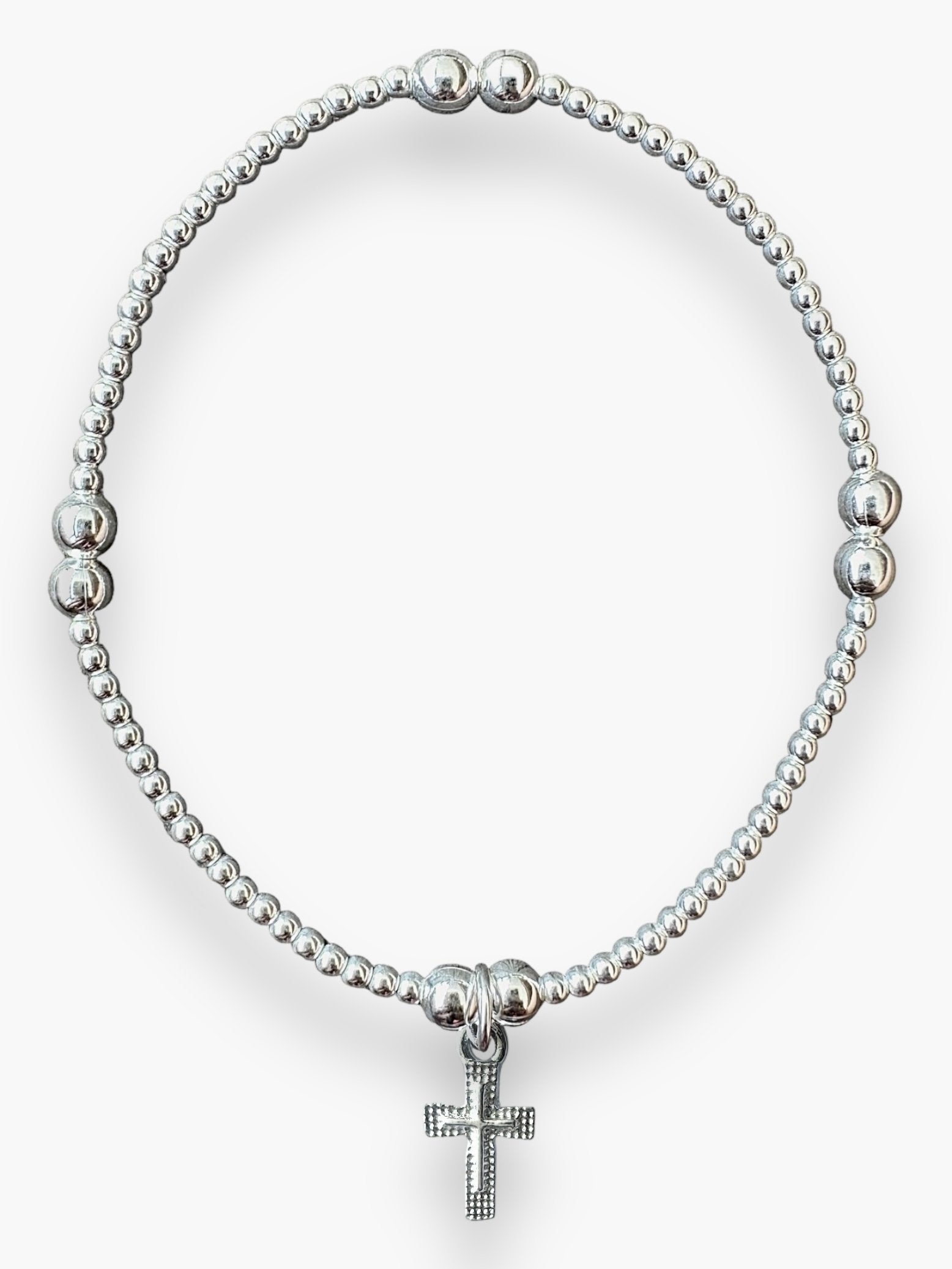 Edged Cross Bracelet