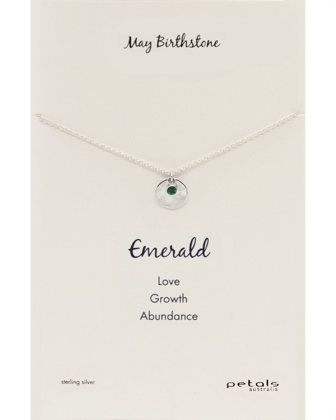May Emerald Necklace