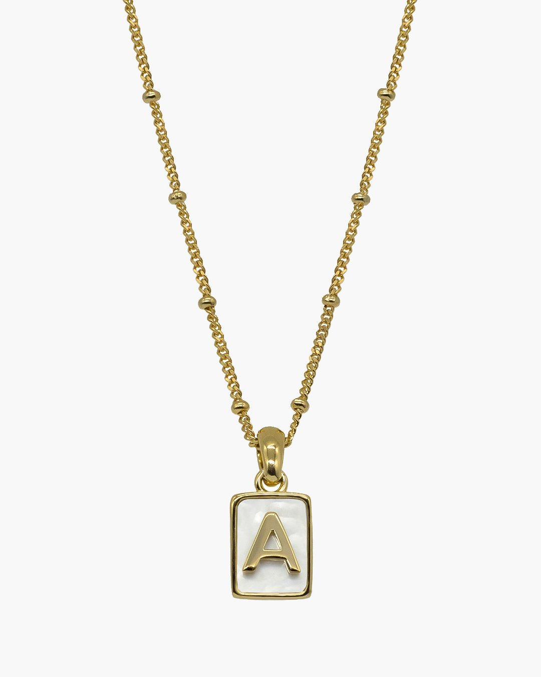 Love Letter Pearl Necklace Gold