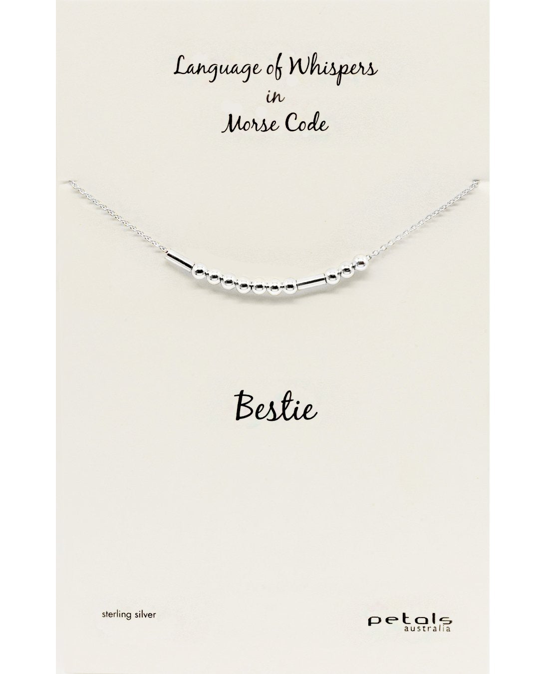 Bestie Morse Code Necklace