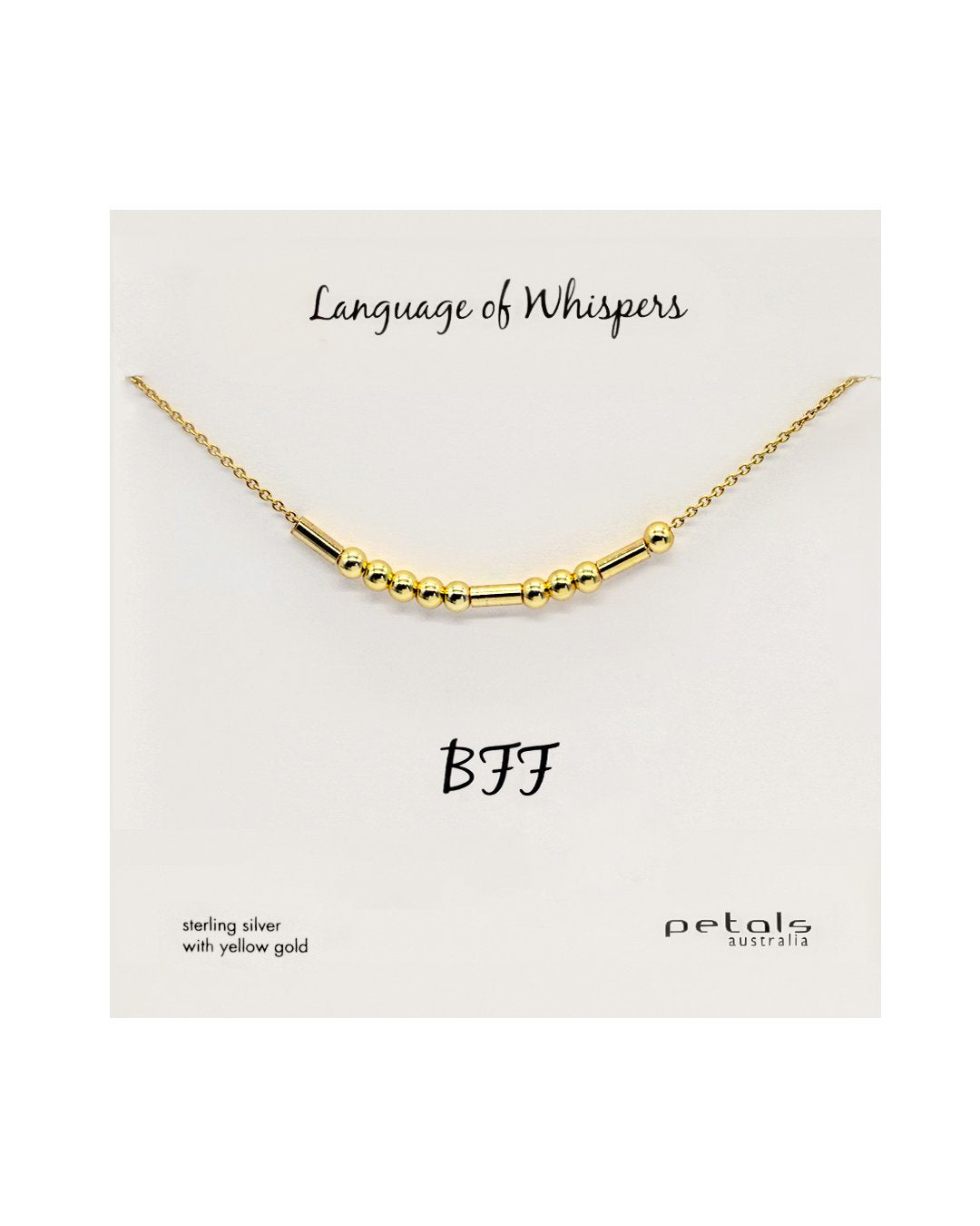 BFF Morse Code Bracelet