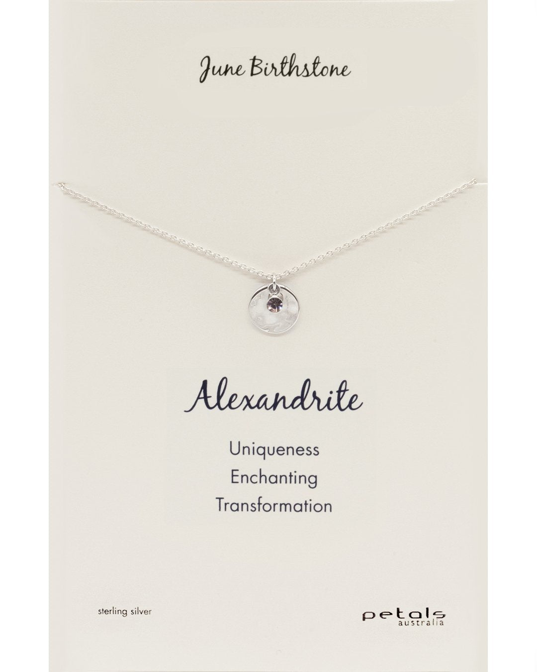 June Alexandrite Necklace