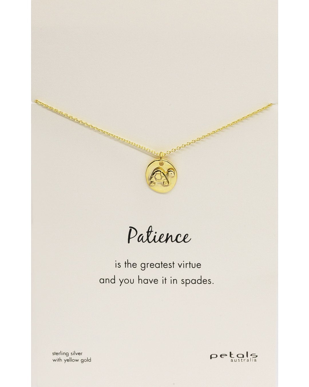 Tortoise Disc Necklace