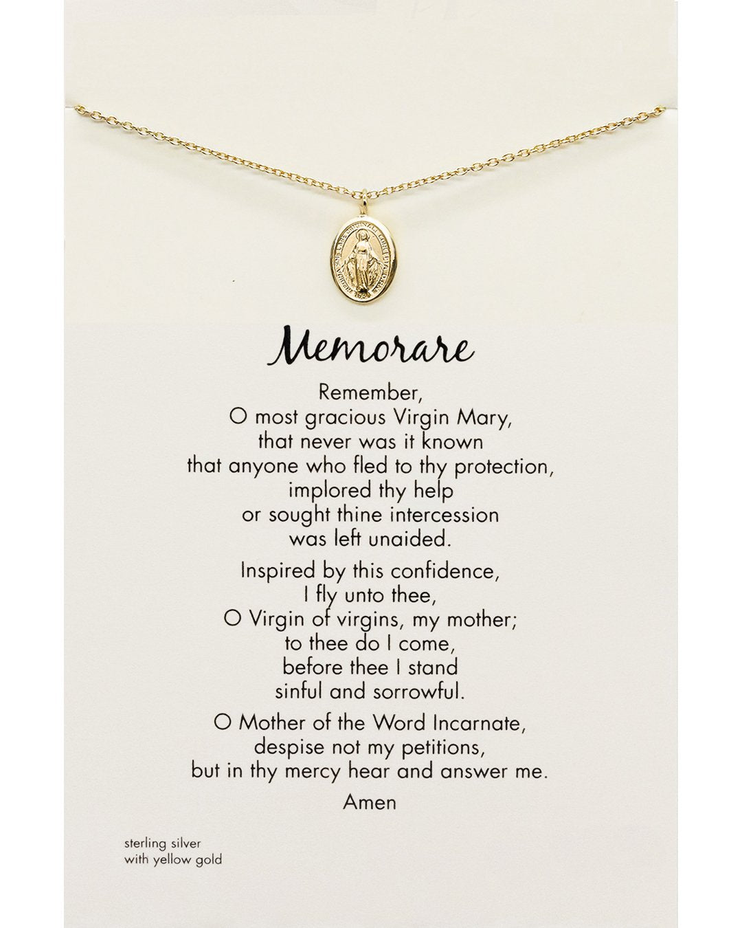 Mother Mary Necklace