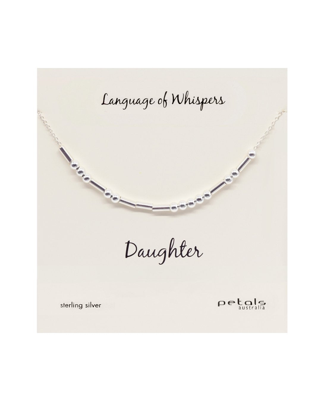 Daughter Morse Code Bracelet