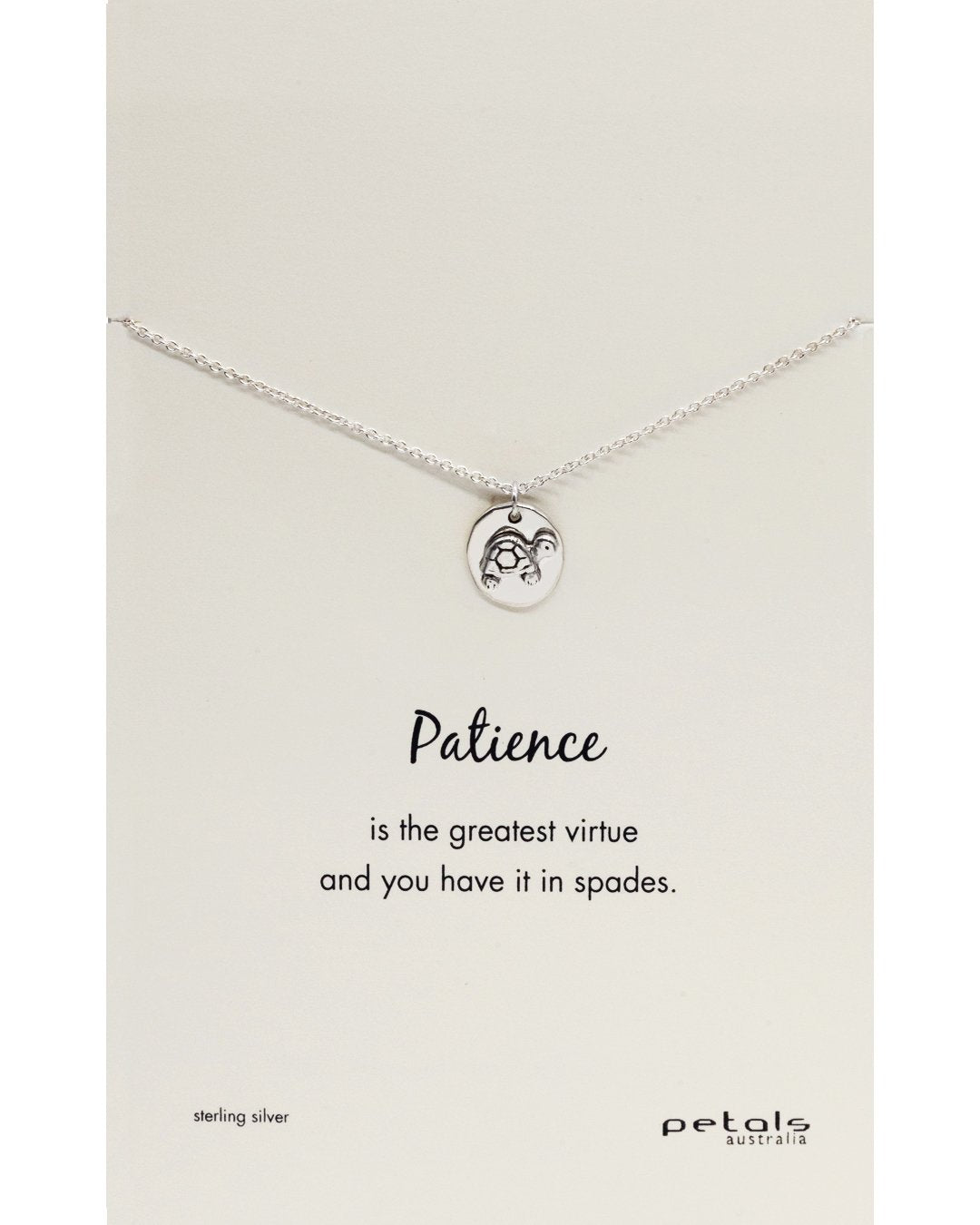 Tortoise Disc Necklace