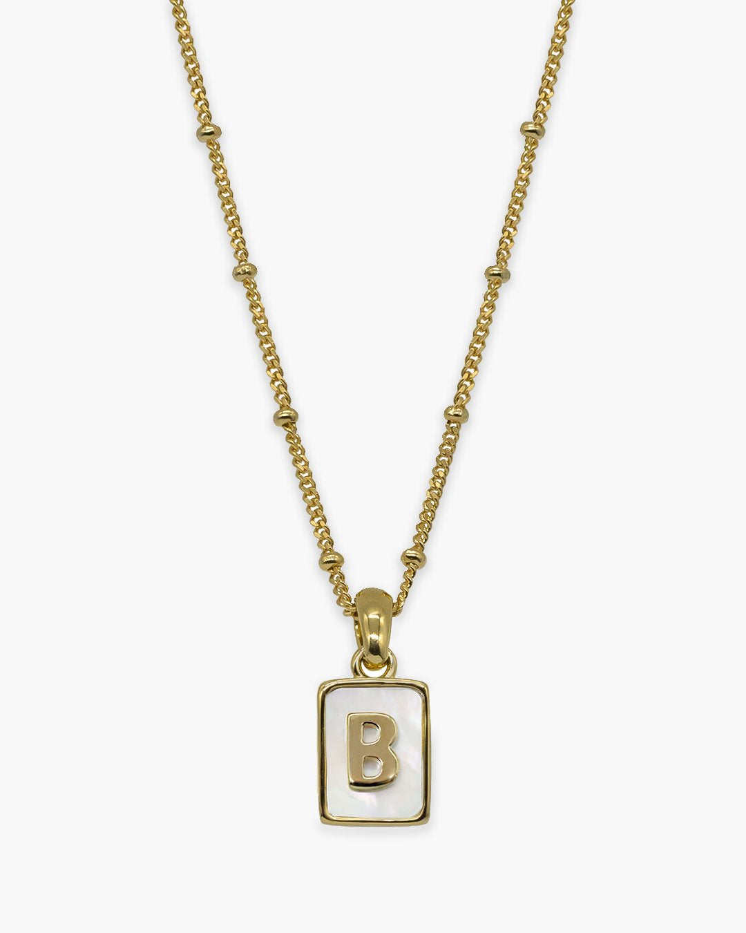Love Letter Pearl Necklace Gold