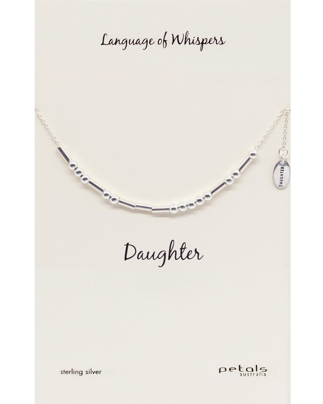 Daughter Morse Code Necklace
