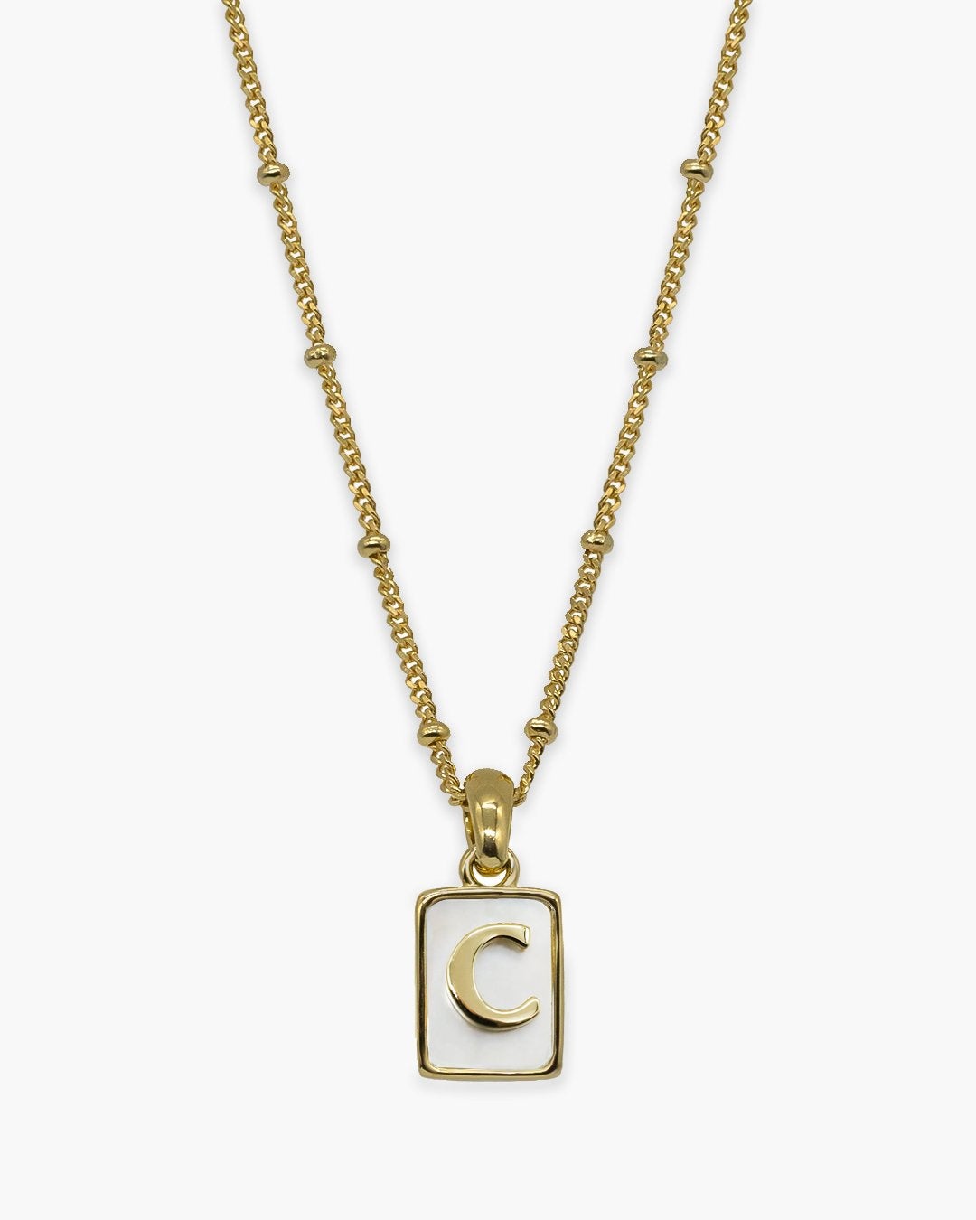 Love Letter Pearl Necklace Gold