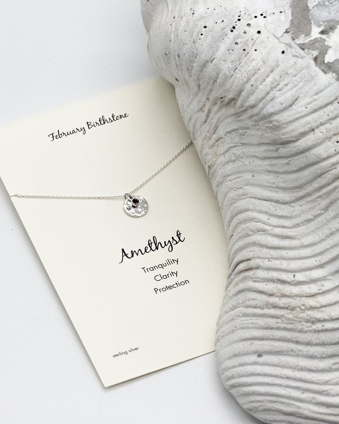 February Amethyst Necklace