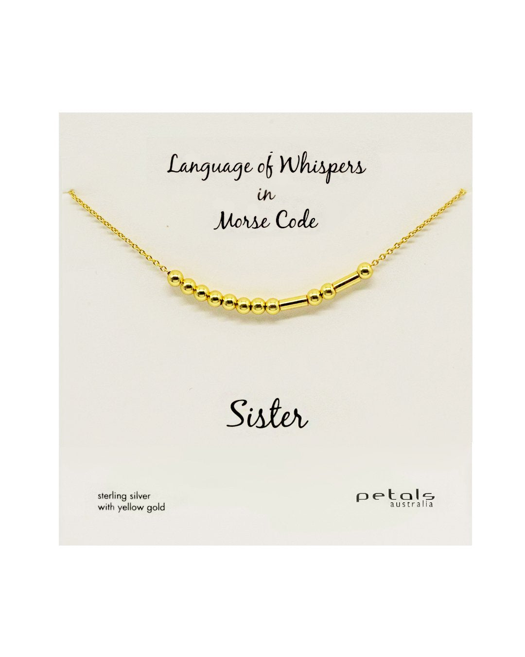 Sister Morse Code Bracelet