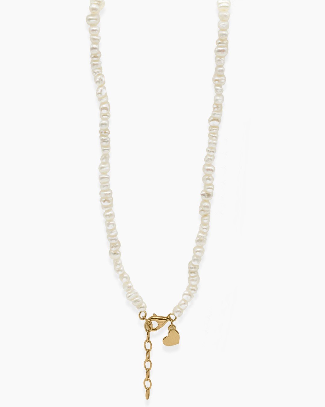 Gold Pearl Seed Necklace