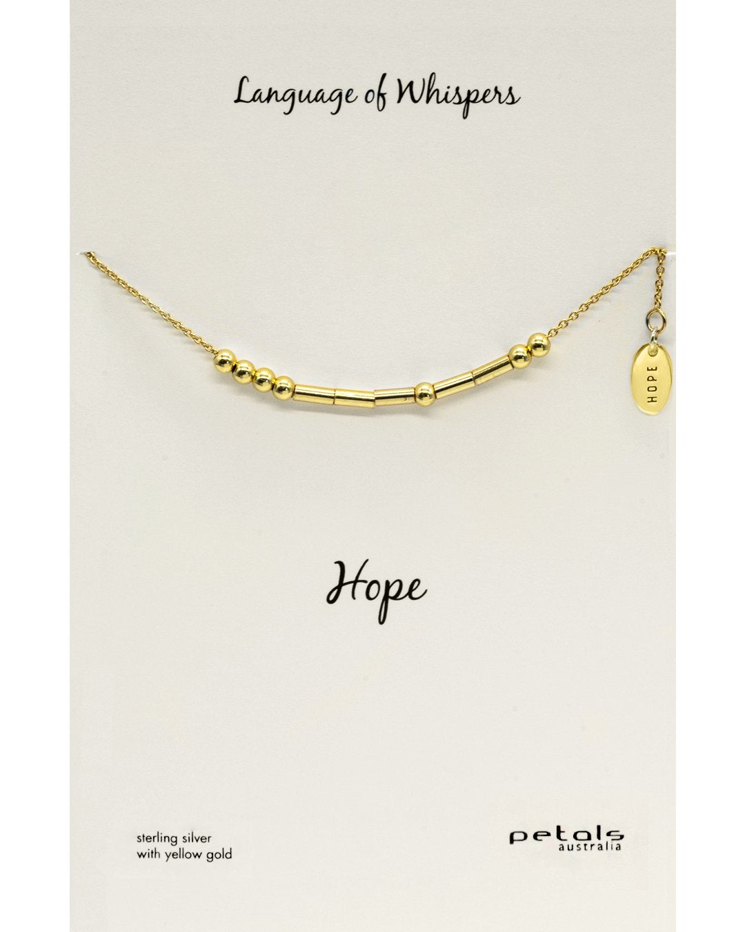 Hope Morse Code Necklace