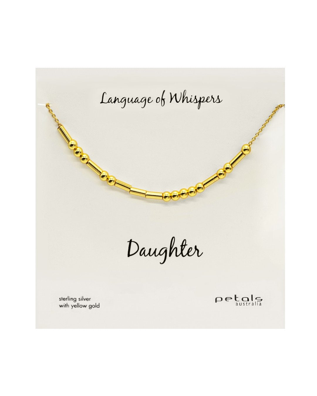 Daughter Morse Code Bracelet