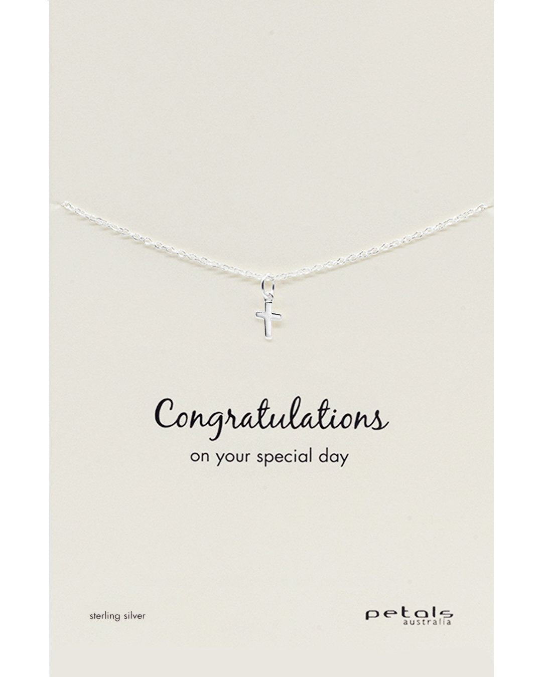 Childrens Cross Necklace