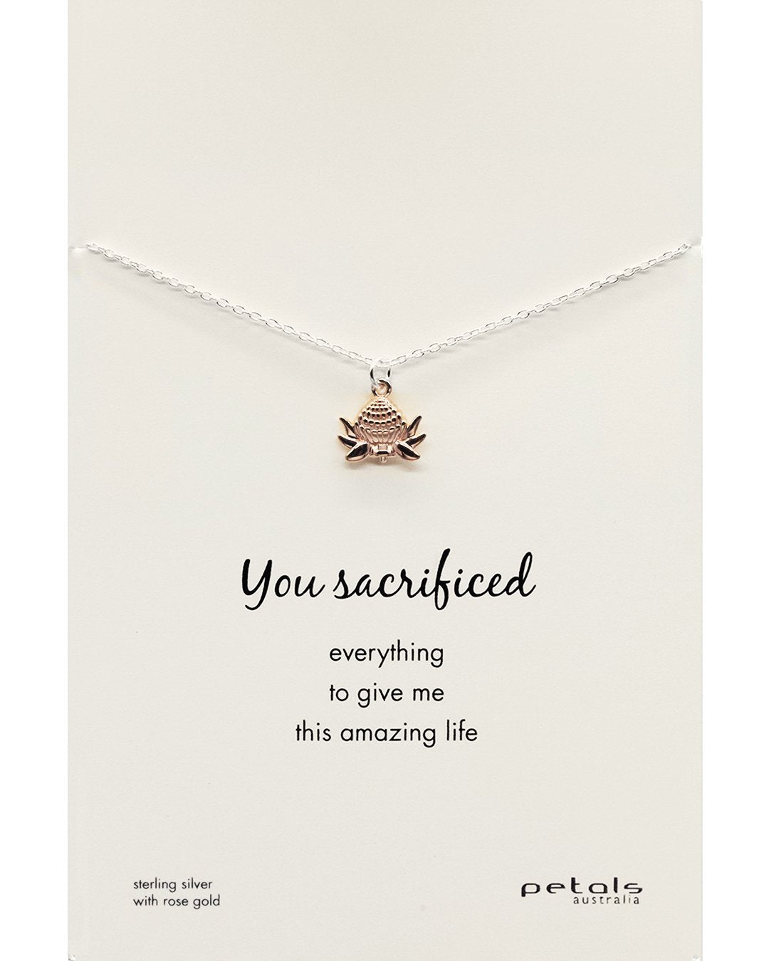 Waratah Necklace