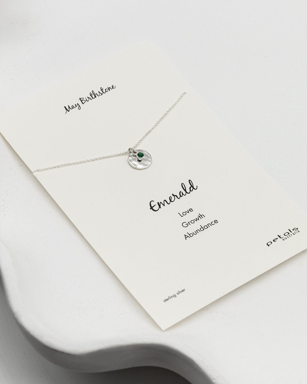 May Emerald Necklace