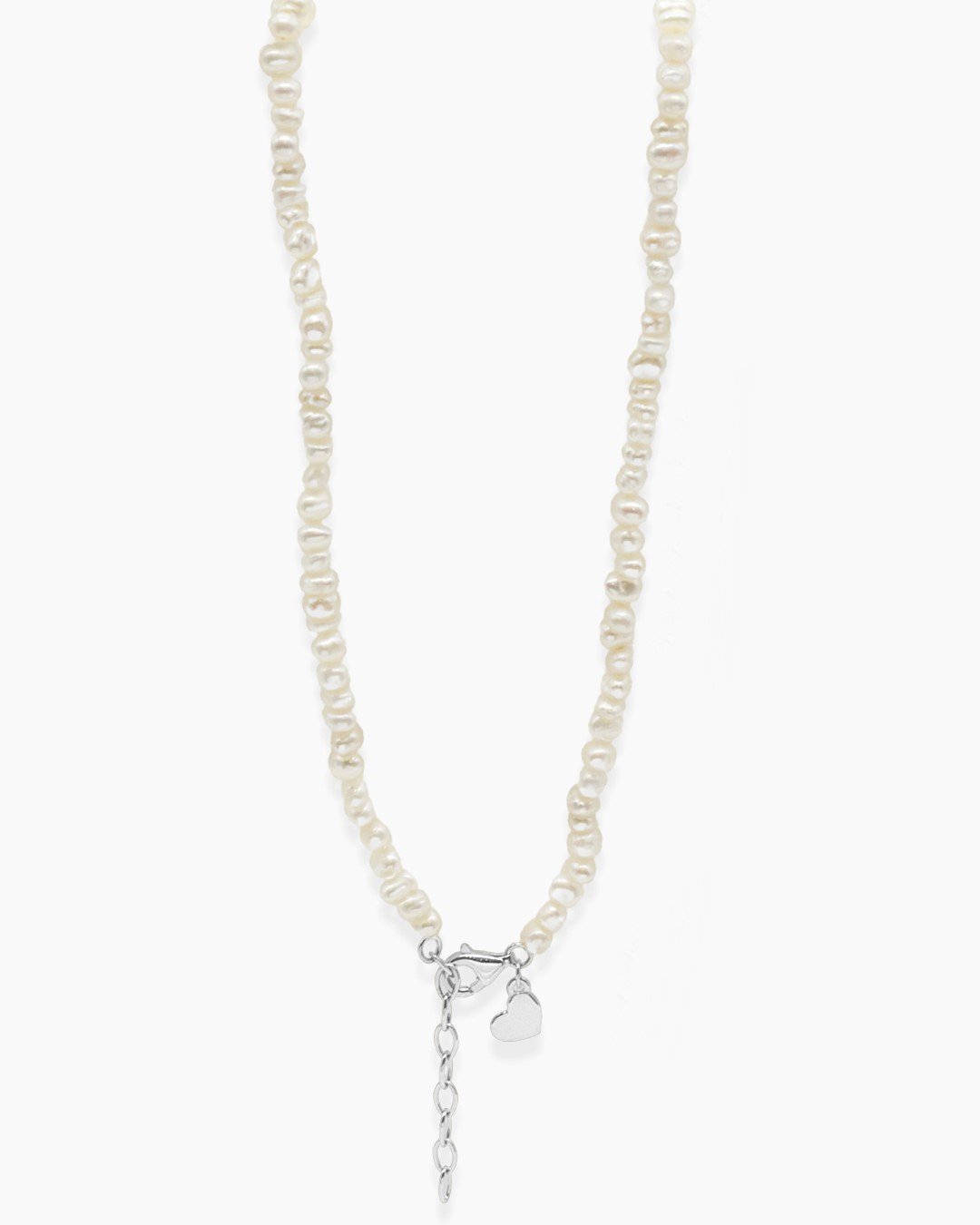 Silver Pearl Seed Necklace