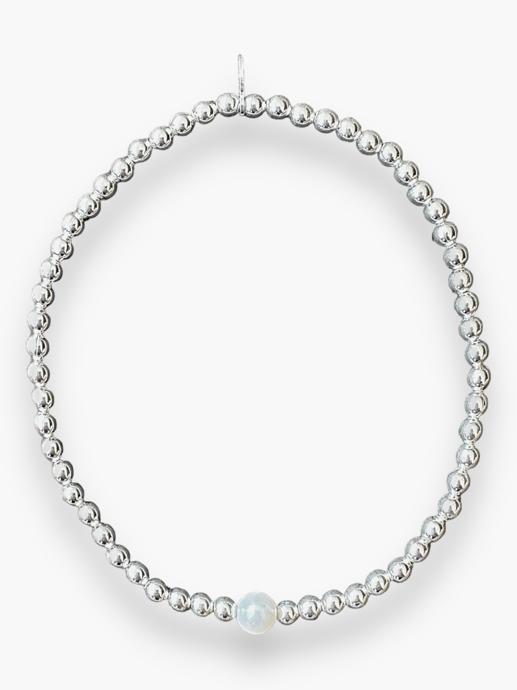 Silver- Single Pearl Blt