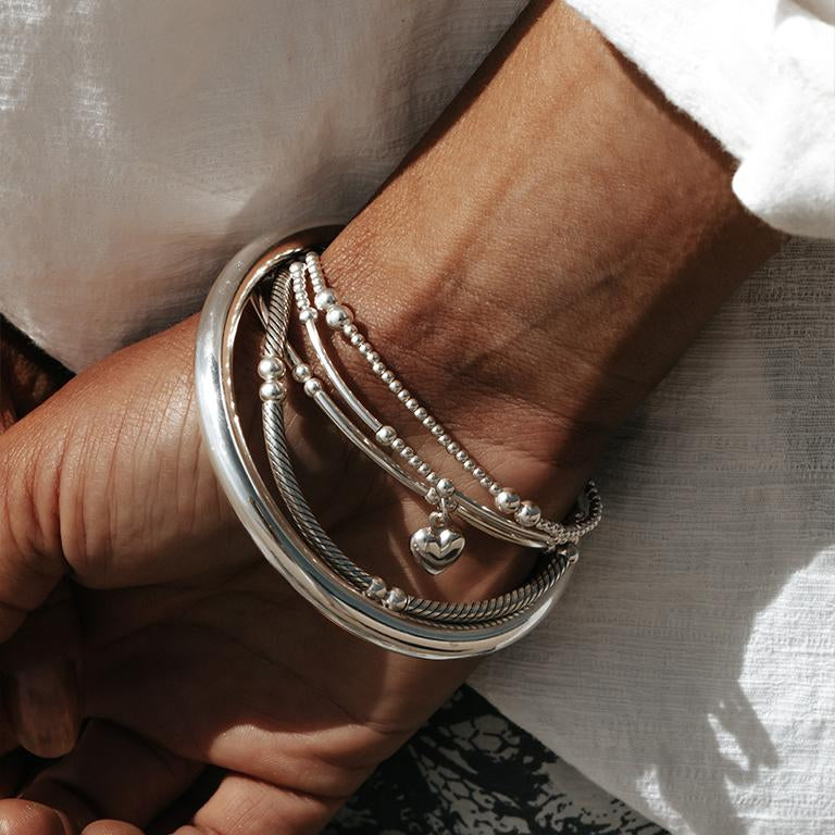 5 Bar Heart Bracelet