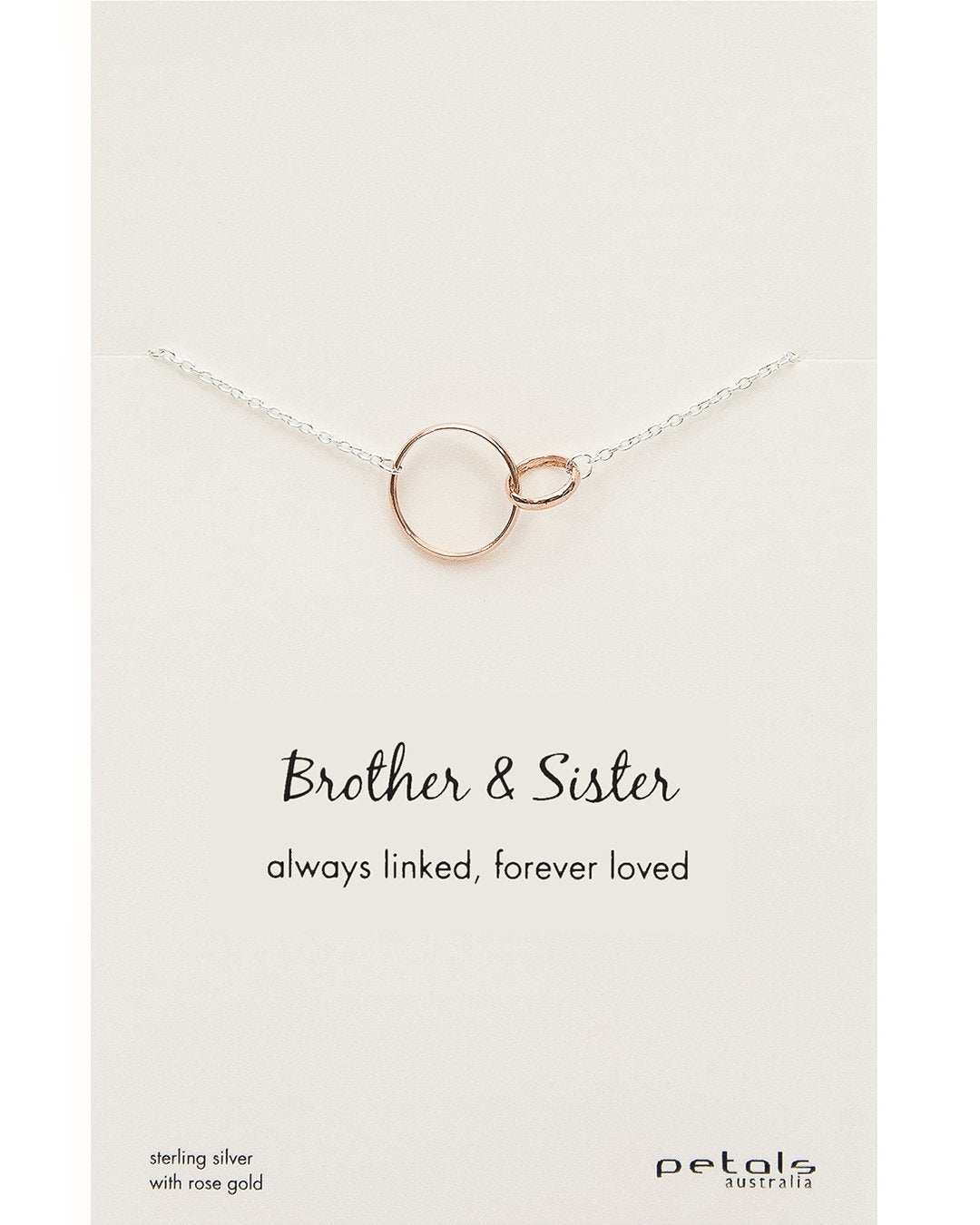 Brother Sister Necklace
