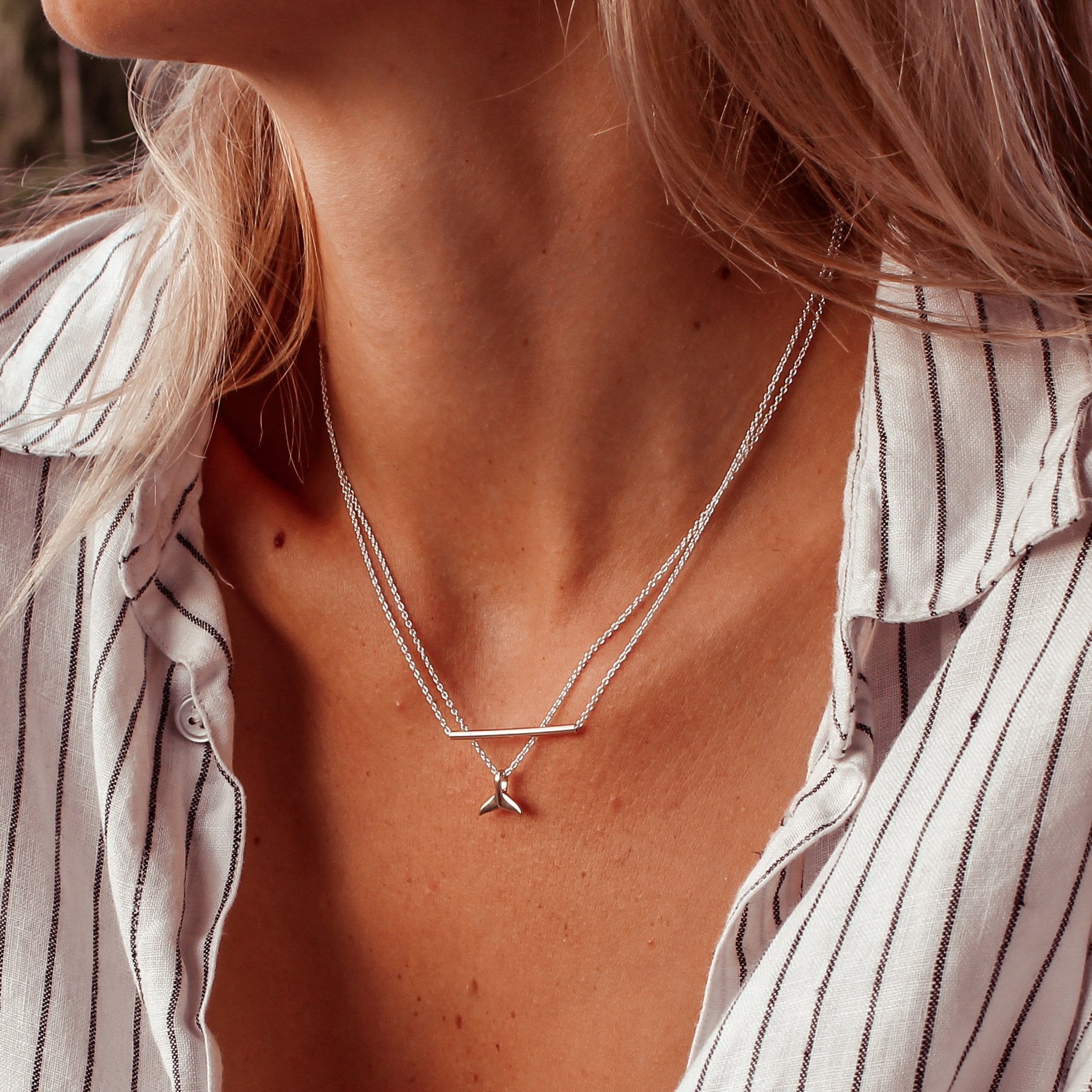 Courage Bar Necklace