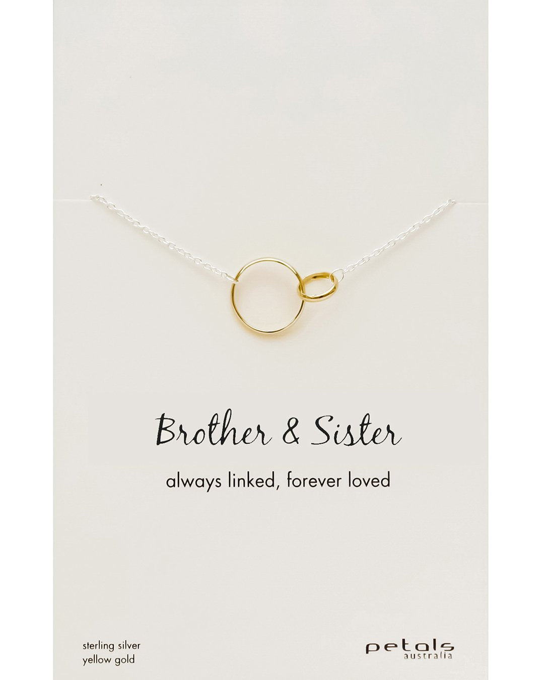 Brother Sister Necklace