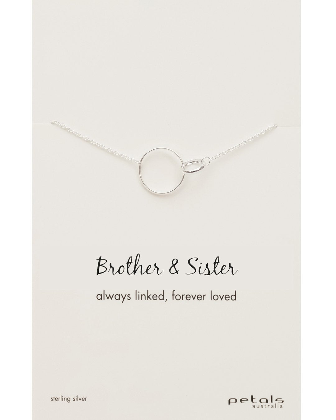 Brother Sister Necklace