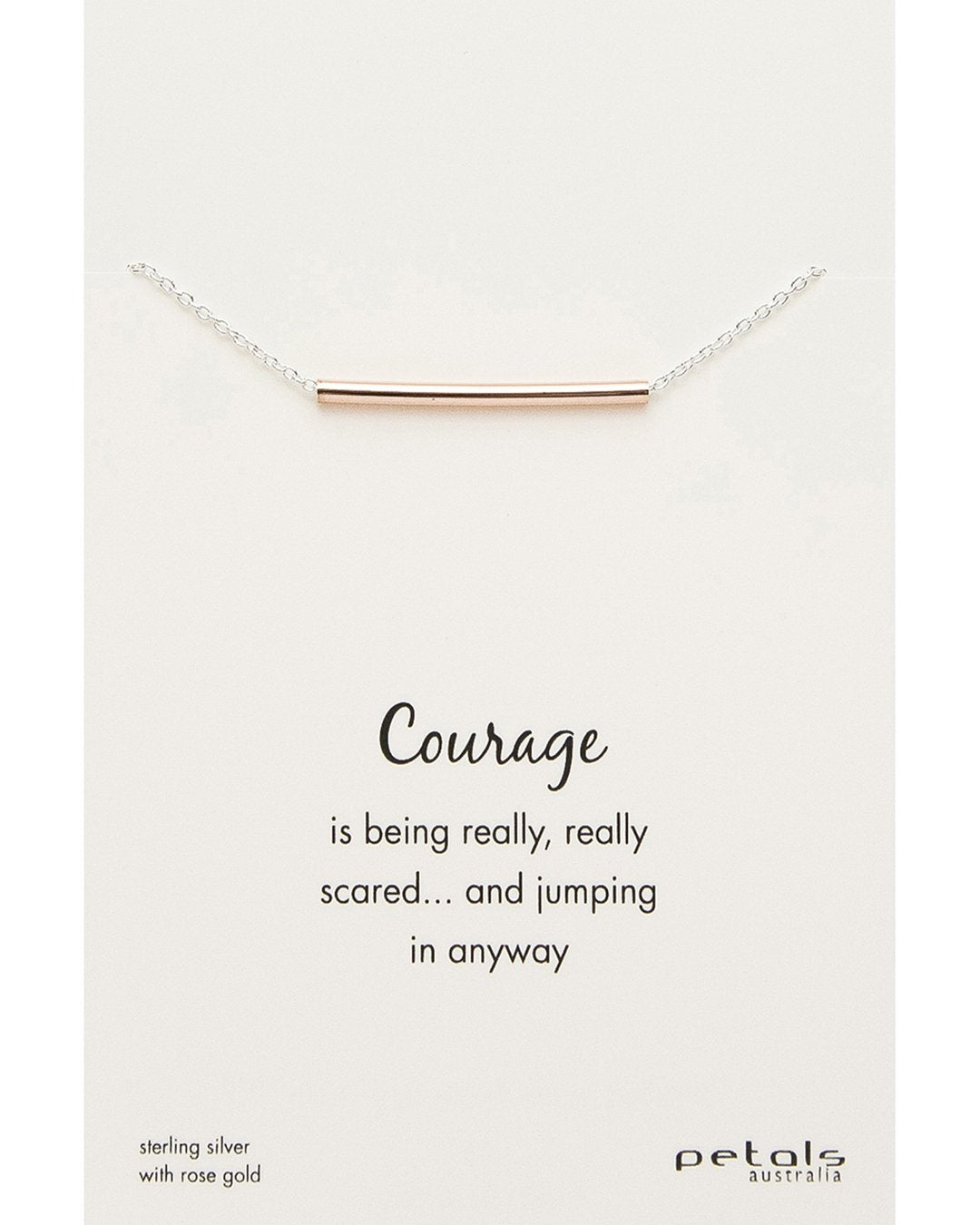 Courage Bar Necklace