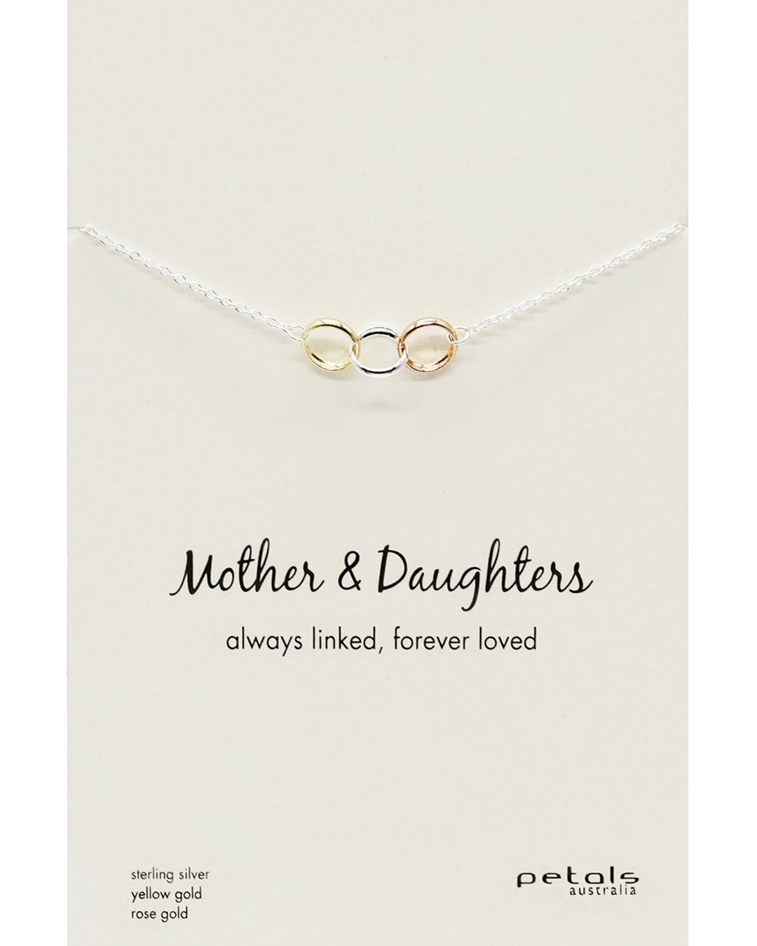 Small Triple Circle Necklace