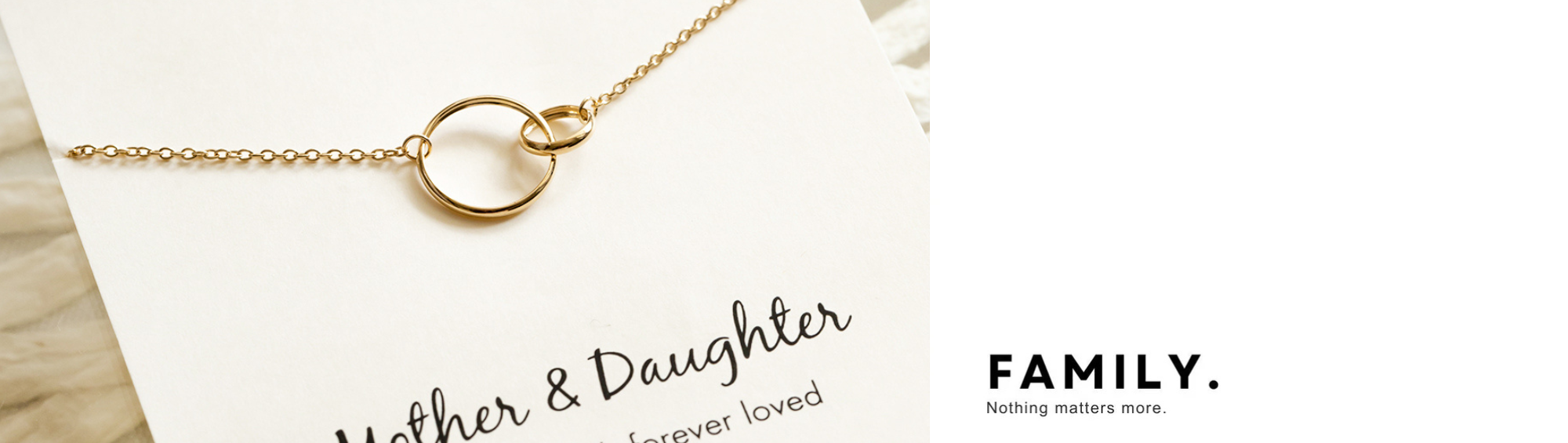 Double Circle Necklace