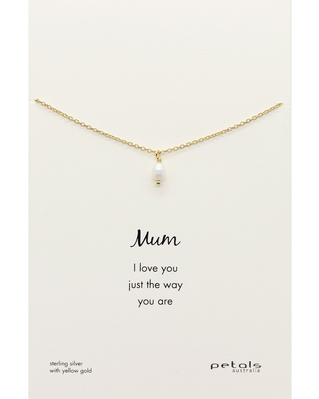 Mum Mini Pearl Necklace
