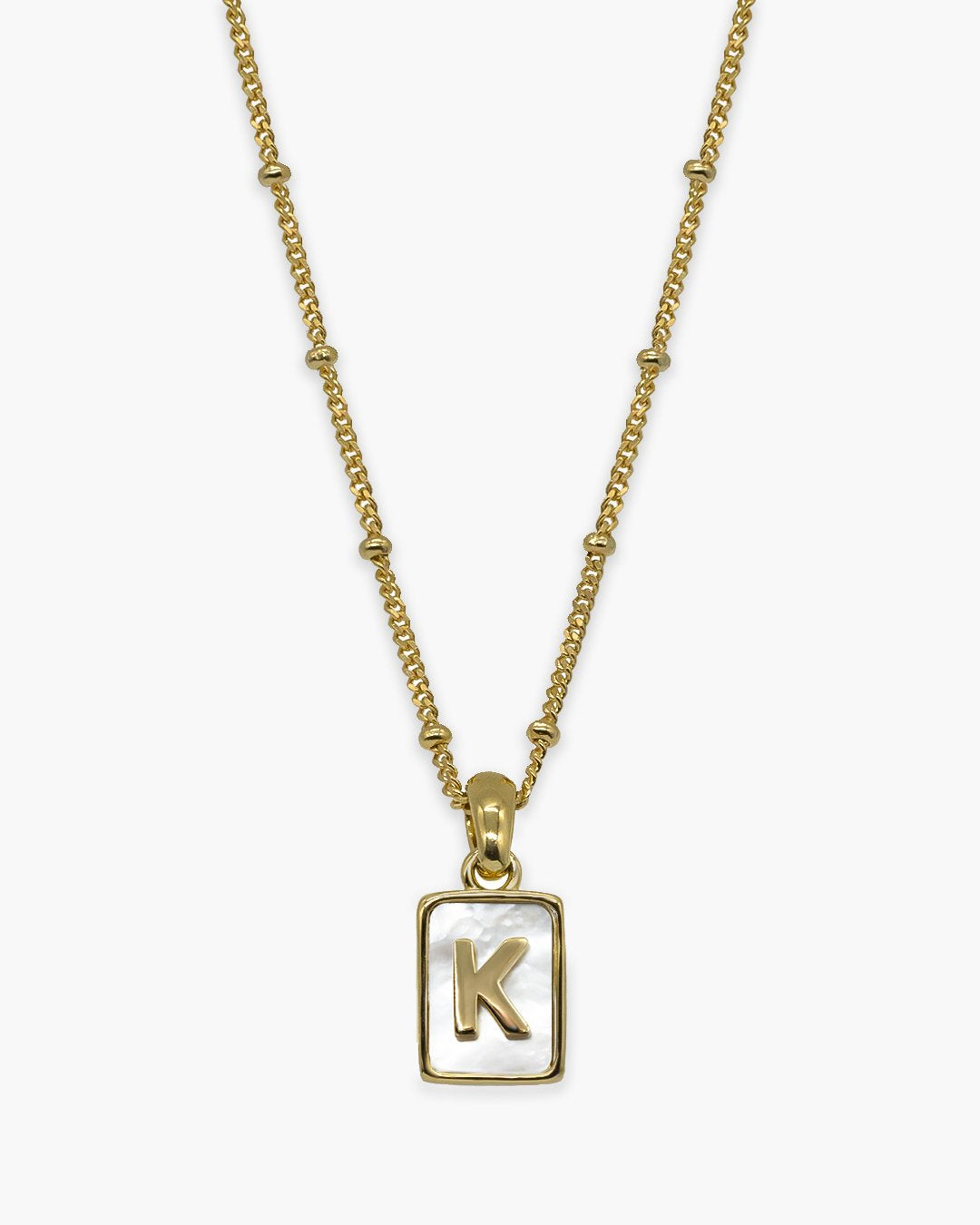 Love Letter Pearl Necklace Gold
