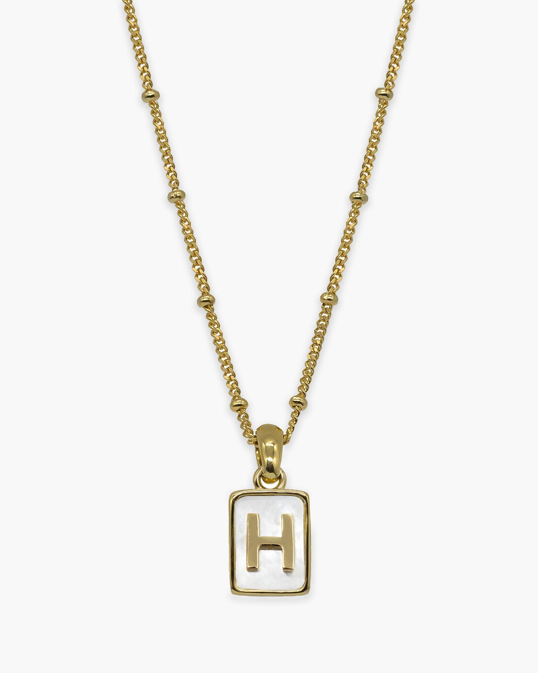 Love Letter Pearl Necklace Gold