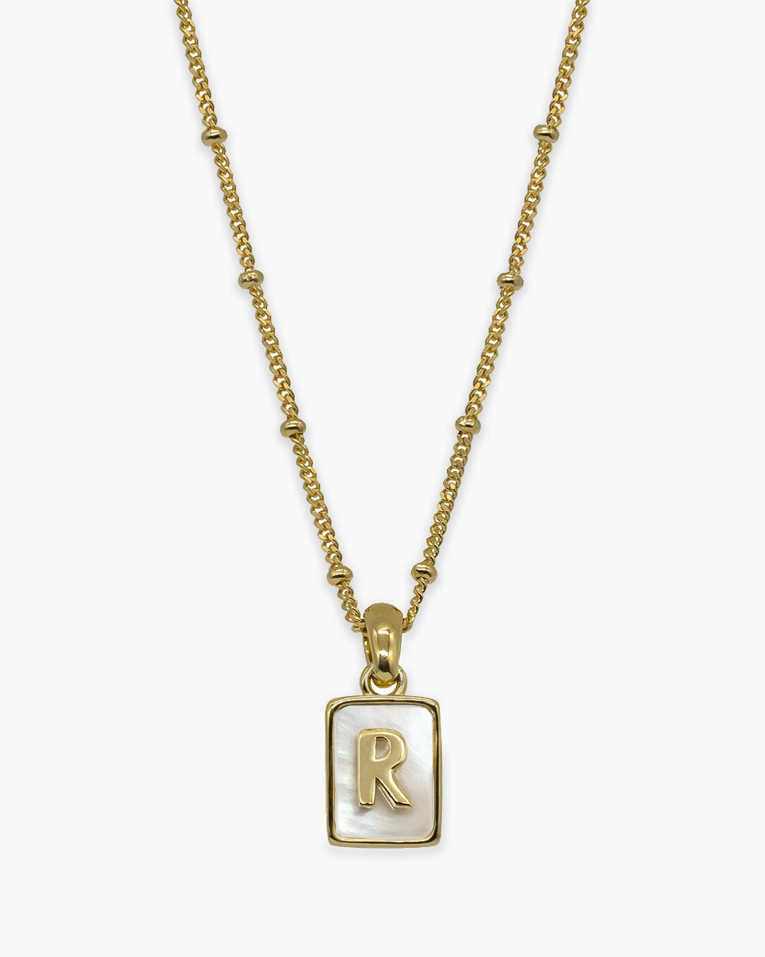 Love Letter Pearl Necklace Gold