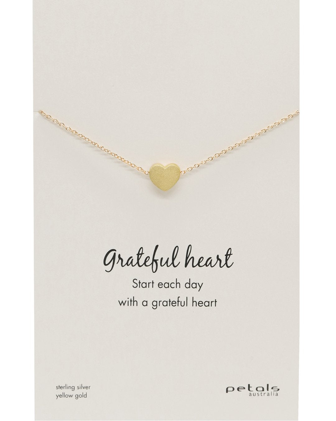 Grateful Heart Necklace