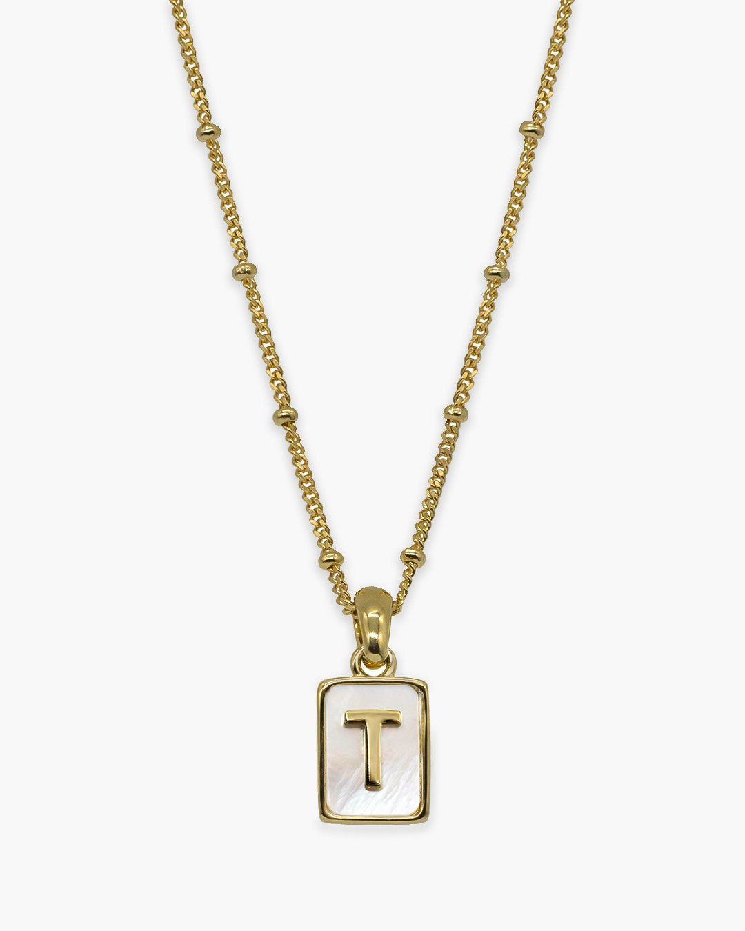 Love Letter Pearl Necklace Gold