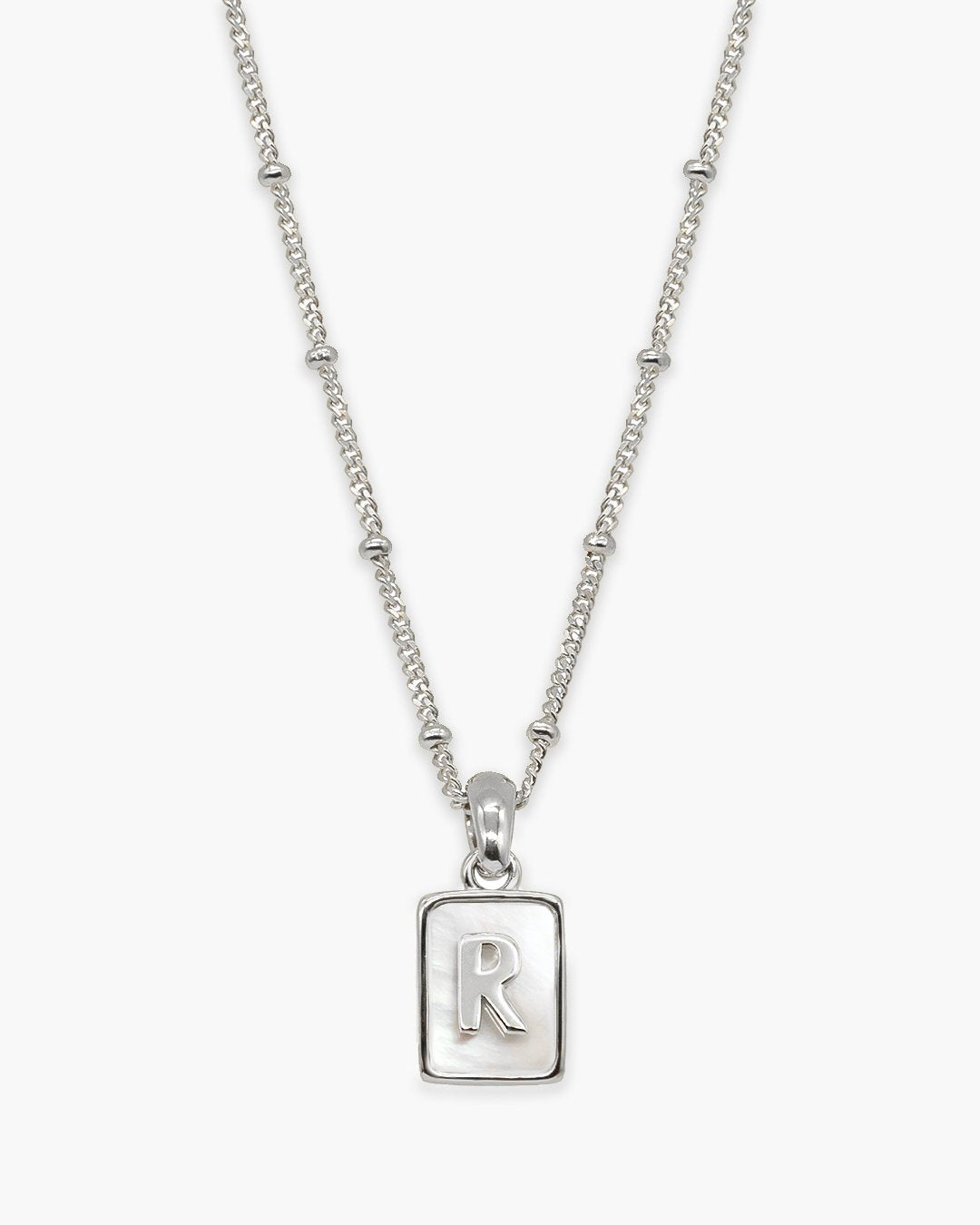 Love Letter Pearl Necklace Silver