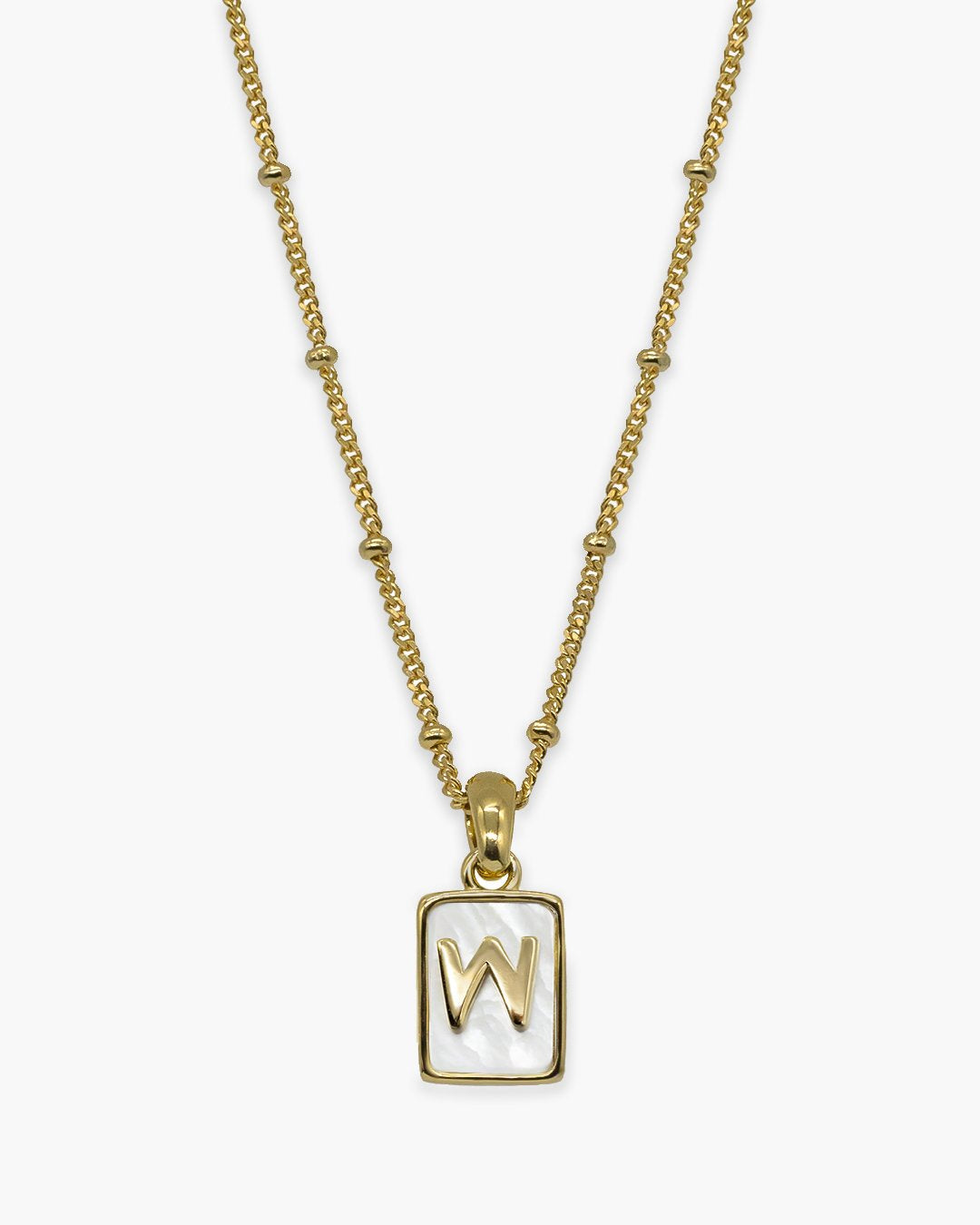 Love Letter Pearl Necklace Gold