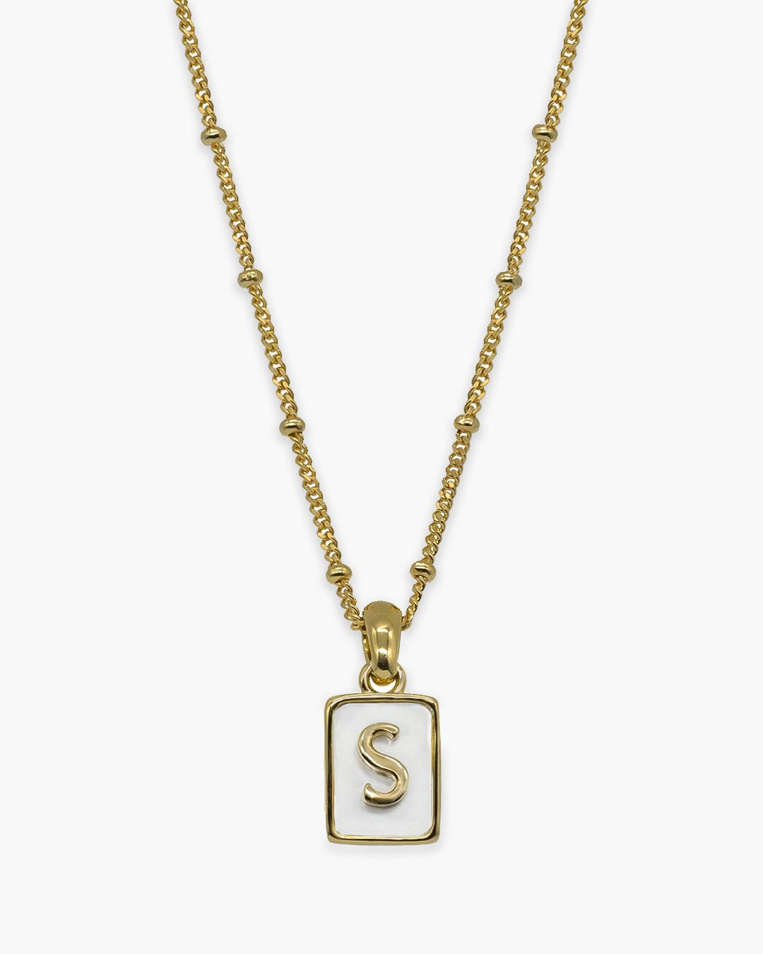 Love Letter Pearl Necklace Gold