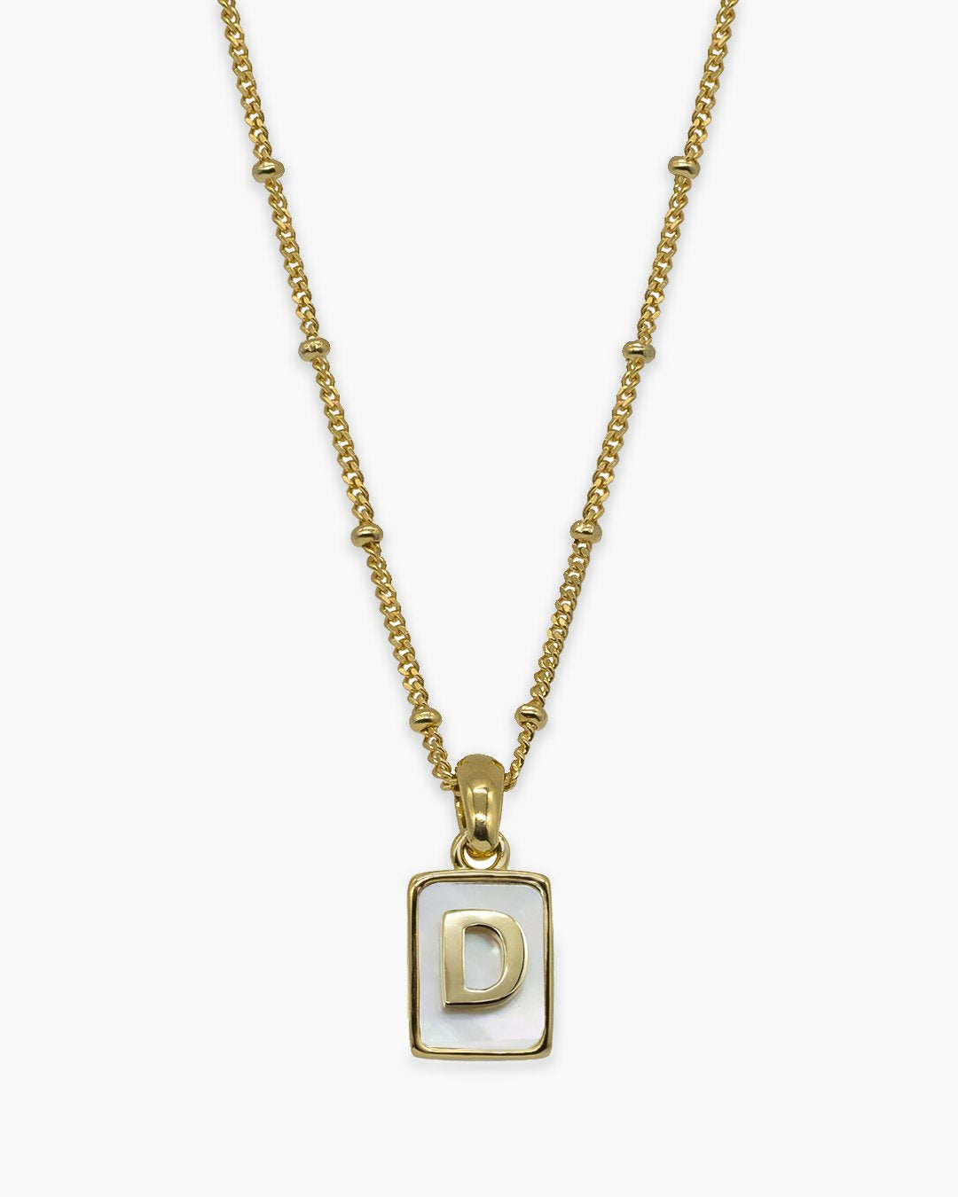 Love Letter Pearl Necklace Gold