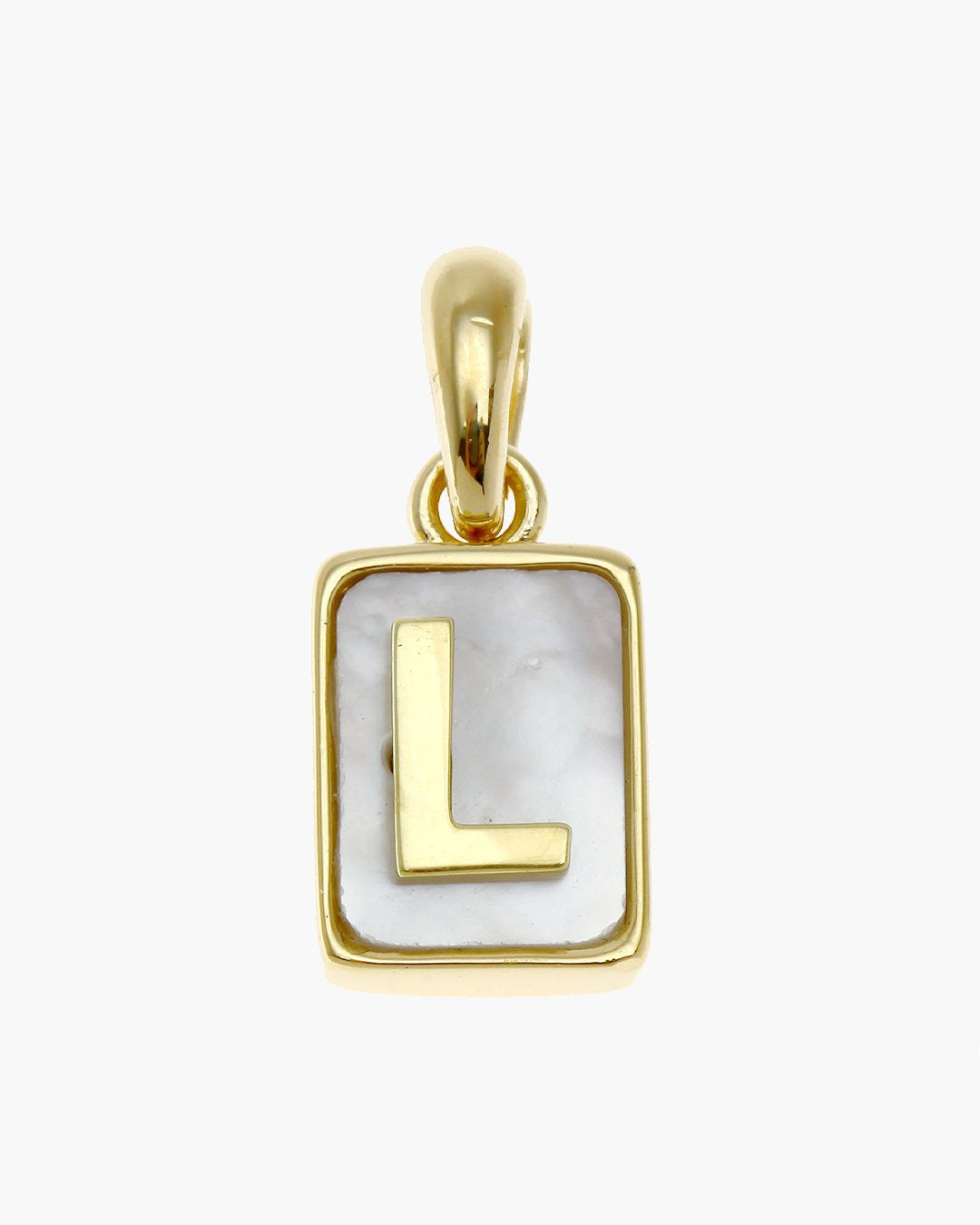 Love Letter Pearl Pendant Gold