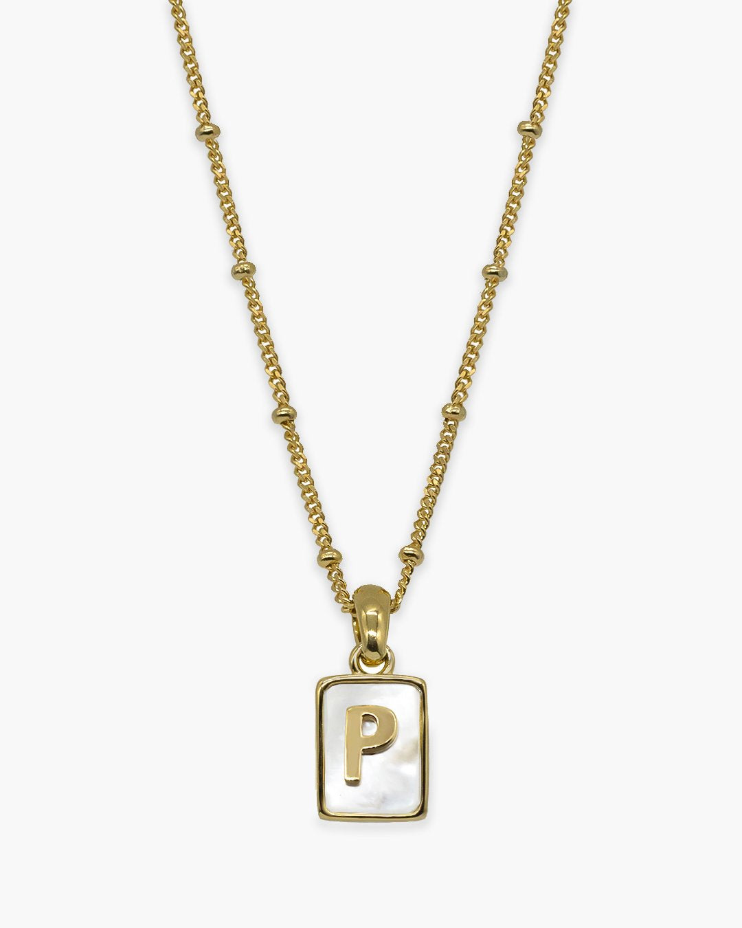 Love Letter Pearl Necklace Gold