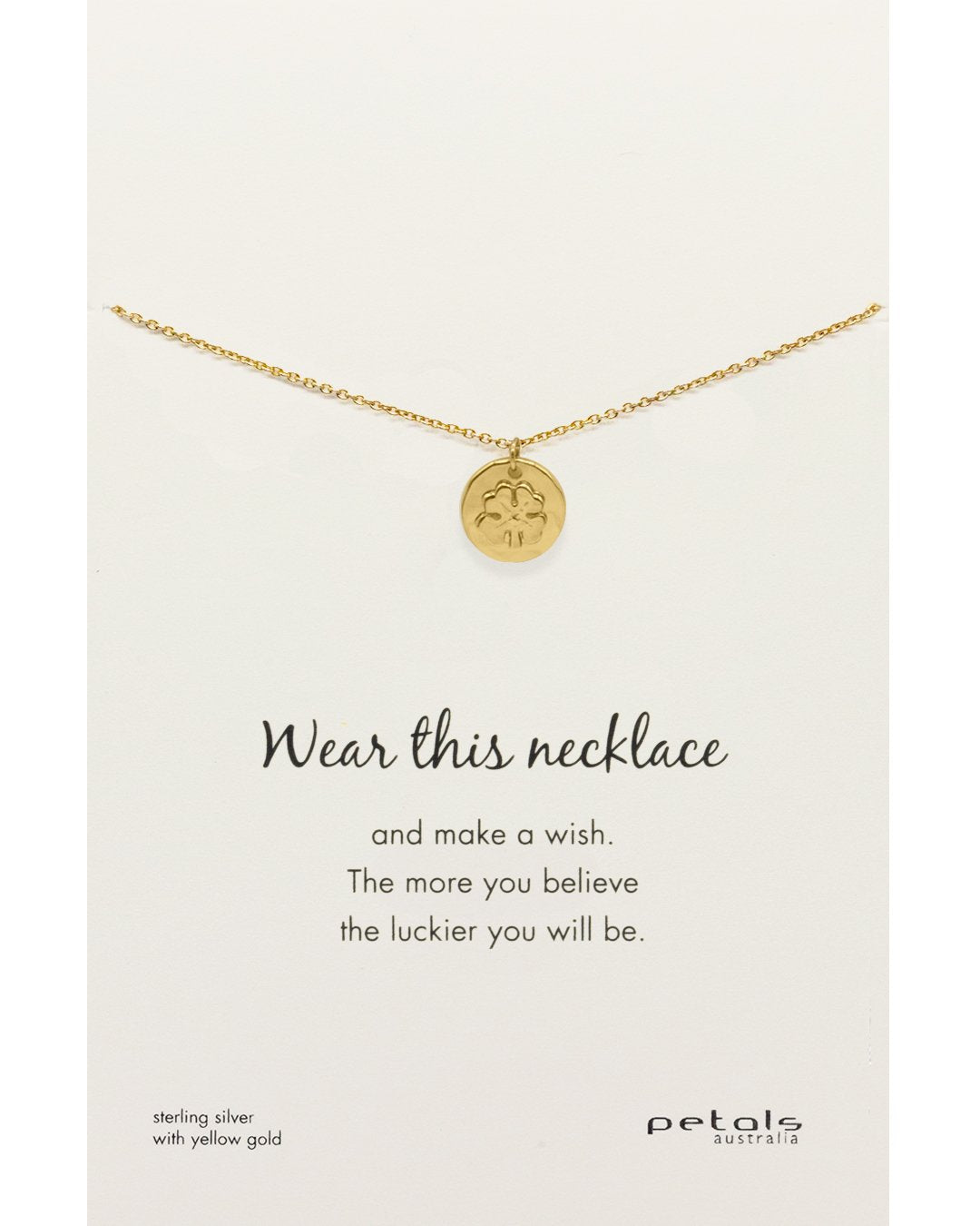 Gold- Good Luck Necklace