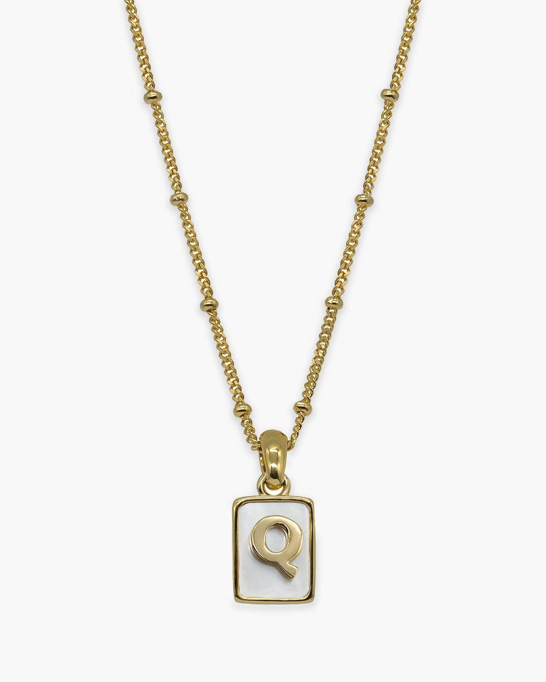 Love Letter Pearl Necklace Gold