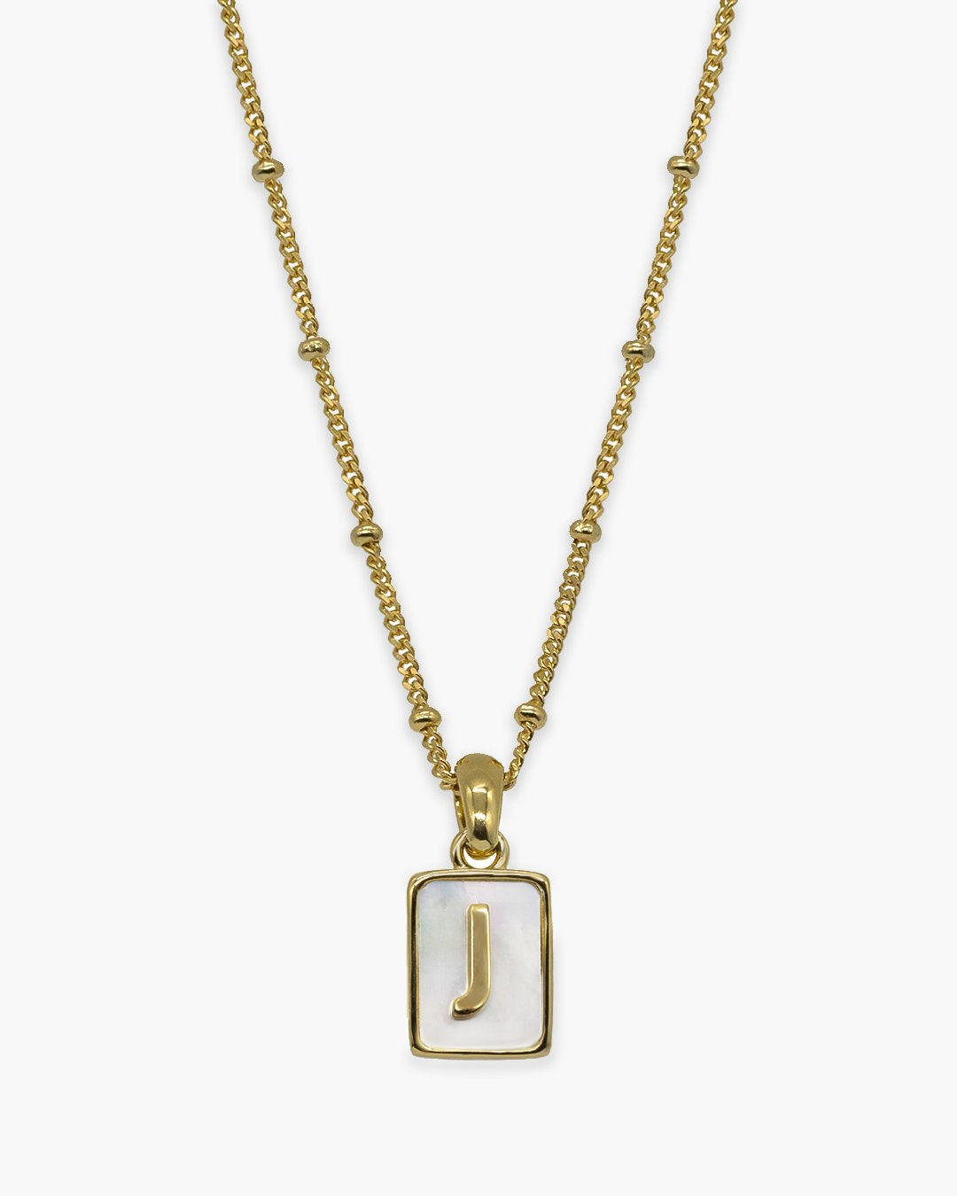 Love Letter Pearl Necklace Gold