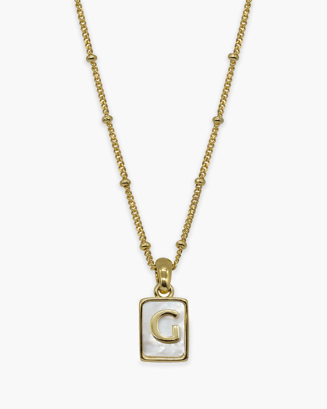 Love Letter Pearl Necklace Gold