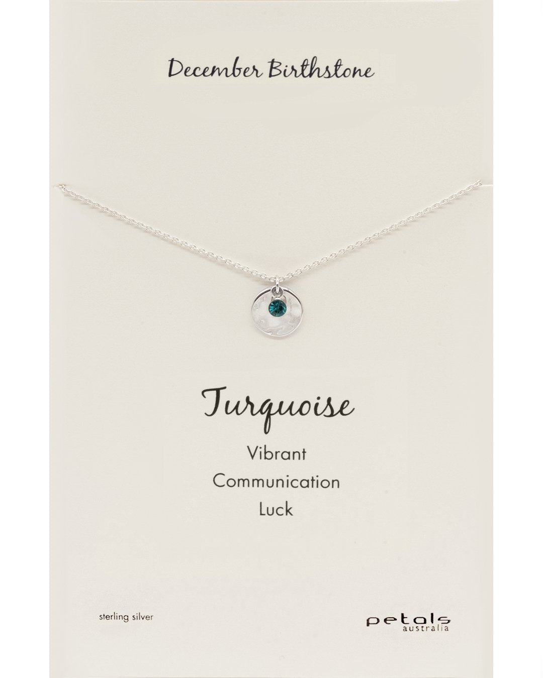 December Turquoise Necklace
