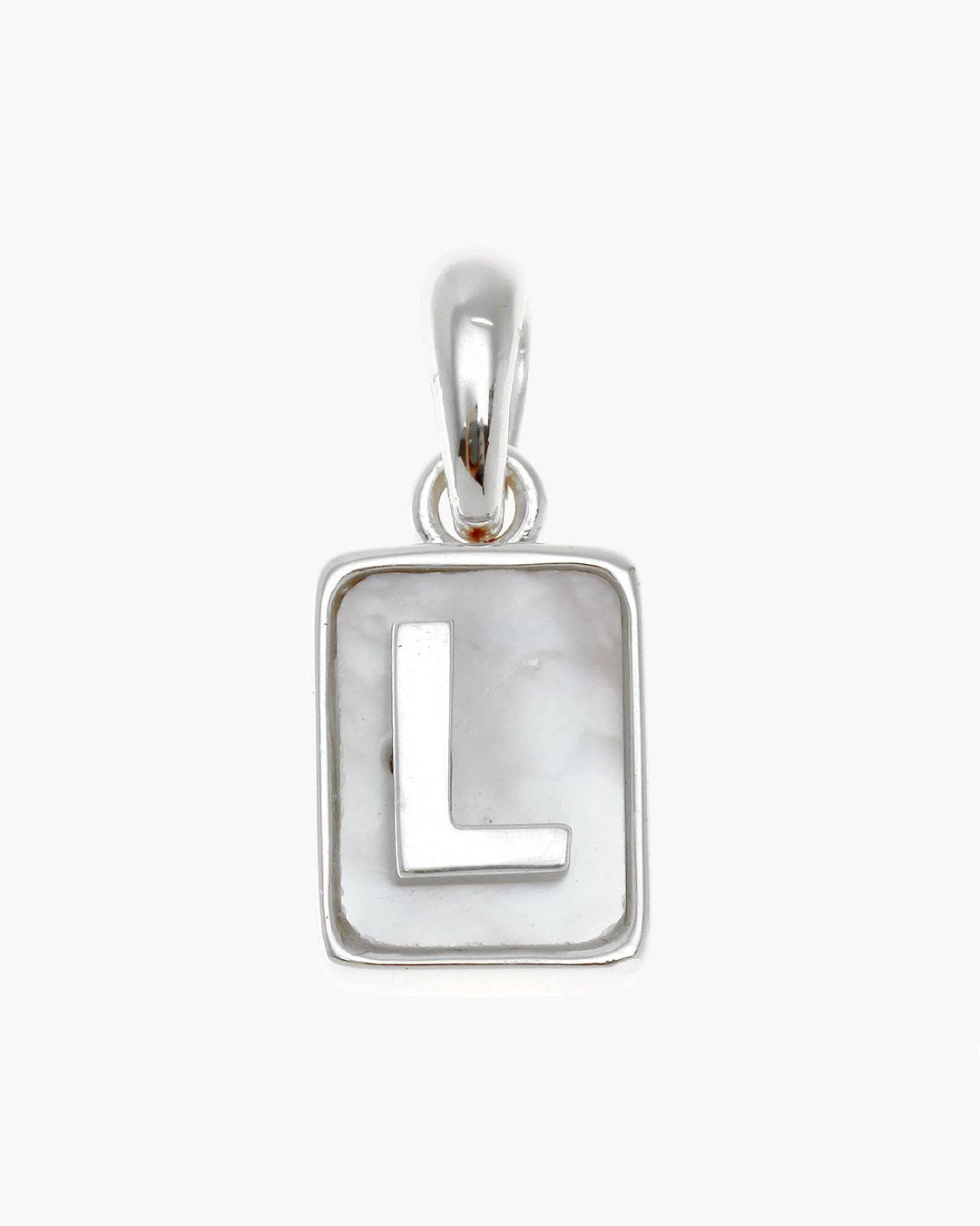 Love Letter Pearl Pendant Silver
